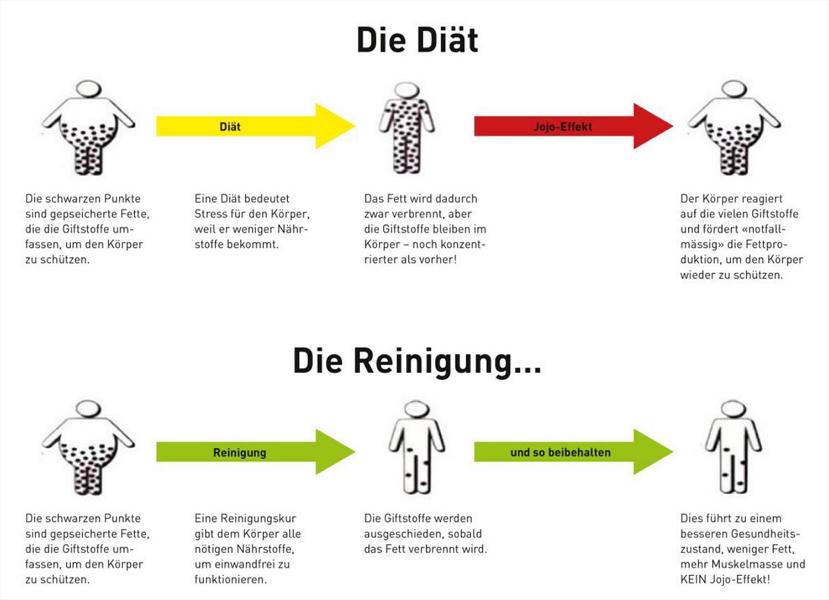 unterschied diät reinigung clean9